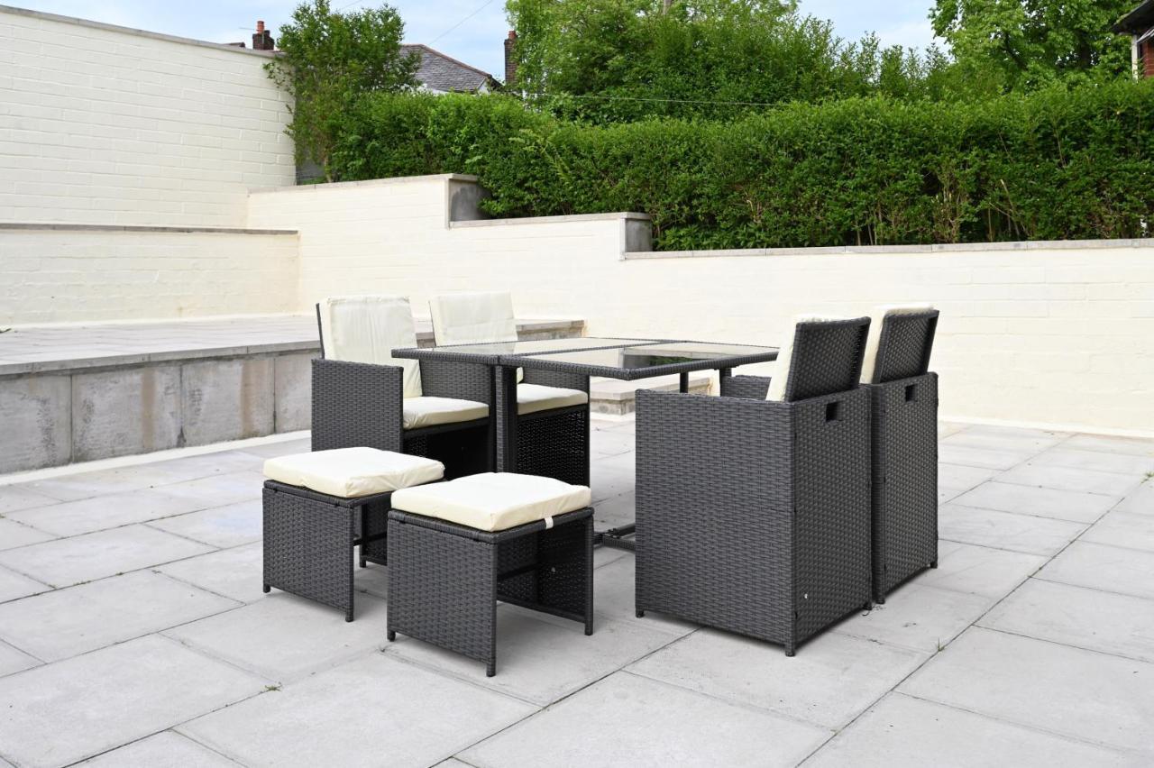 Willa Sleek And Stylish 3 Bed In Bolton - Garden - Parking Zewnętrze zdjęcie